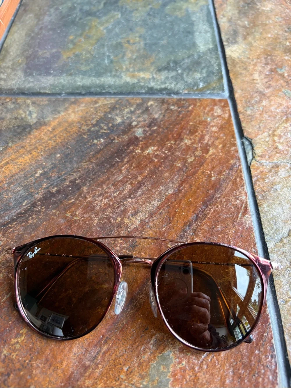 Gold Frame Brown Lens Women's Sunglasses